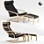 ErgoFlex Bentwood Recliner 3D model small image 1