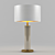 Elegant Brass Table Lamp 3D model small image 1