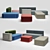 Title: Elegant Moroso Ribbon Sofa 3D model small image 1