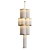 Elegant White Bauer Chandelier 3D model small image 1