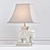 Elegant Brass Table Lamp 3D model small image 1