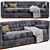 Title: West Elm Rochester Sofa 3D model small image 1
