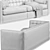 Title: West Elm Rochester Sofa 3D model small image 3