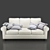 Beige Sofa Bed - FIXHULT, IKEA 3D model small image 2