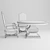 Elegance in Motion Dining Set 3D model small image 2