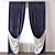 Luxury Velvet Drapes 3D model small image 1