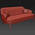 Elegant Minotti Leslie Arm Sofa Set 3D model small image 2