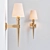 Elegant Waterloo Wall Lamp 3D model small image 1