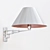 Elegant Lutetia Wall Lamp 3D model small image 1