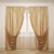 Elegant Tieback Curtains 3D model small image 1