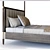 Elegant Bernhardt Canopy Bed 3D model small image 2