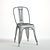 Pottery Barn Durango Side Chair - Retro Metal Elegance! 3D model small image 2