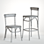 Elegant Pottery Barn Lucas Chair 3D model small image 2