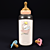 Milk bottle with decorative nipple 3D model small image 1