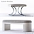 Sophisticated Bernhardt Axiom Bench 3D model small image 1