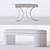 Sophisticated Bernhardt Axiom Bench 3D model small image 3