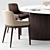 Elegant Cleo Chairs & Ala Table Set for Stylish Spaces 3D model small image 2