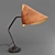 Title: Elegant Leather Table Lamp 3D model small image 1