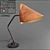 Title: Elegant Leather Table Lamp 3D model small image 2