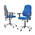 OFFIX GTR Freelock Chair: Style Redefined 3D model small image 1