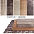 Luxury Carpets Collection - 5 Pieces 3D model small image 1