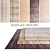 Luxury House Carpets Set 3D model small image 1