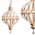 Elegant Sabina Pendant Light 3D model small image 1