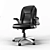 ErgoMesh Office Chair 3D model small image 1