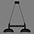 Modern LED Ceiling Light 3D model small image 3