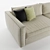 Luxurious Alberta Laguna Sofa 3D model small image 3