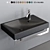 Cielo Smile Blink: Stylish Wall-Mounted Wash Basin 3D model small image 1