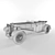 Vintage Convertible Car 3D model small image 2