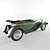 Vintage Convertible Car 3D model small image 3