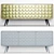 Glamorous Gatsby Mango Wood Sideboard 3D model small image 1