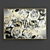 Luxury Blooms: Gold Foil Canvas 3D model small image 1