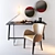 Elegant Chair & Table Set 3D model small image 1