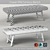Copan Mid Century Bench: Sleek and Stylish Seating 3D model small image 2