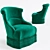 Elegant Etoile Chair: Russian Translation 3D model small image 1