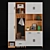 Sleek Scandinavian Storage Solution 3D model small image 1