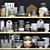 Kitchen Utensil Shelf: Crockery, Service, Jar, Spices 3D model small image 1