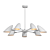 Freya Aida FR5852-CL-07 Chandelier 3D model small image 2
