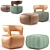 Bebop: Sophisticated Comfort with Durlet 3D model small image 1