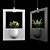 Plant-Inspired Pendant Lamp: Sleek & Stylish 3D model small image 1