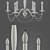 Modern Rustic Chic: Graham Chandelier 3D model small image 3