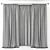 Elegant Sheer Window Curtains 3D model small image 2