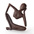 Rusty Metal Sculpture: Exquisitely Aged Art 3D model small image 1