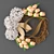 Delicate Christmas Wreath 3D model small image 1