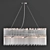 Astoria 80x80х33: Elegant Chandelier by Dantone 3D model small image 5