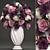 Spring Blooms Bouquet - Roses, Carnations, and Eucalyptus 3D model small image 1