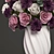 Spring Blooms Bouquet - Roses, Carnations, and Eucalyptus 3D model small image 2